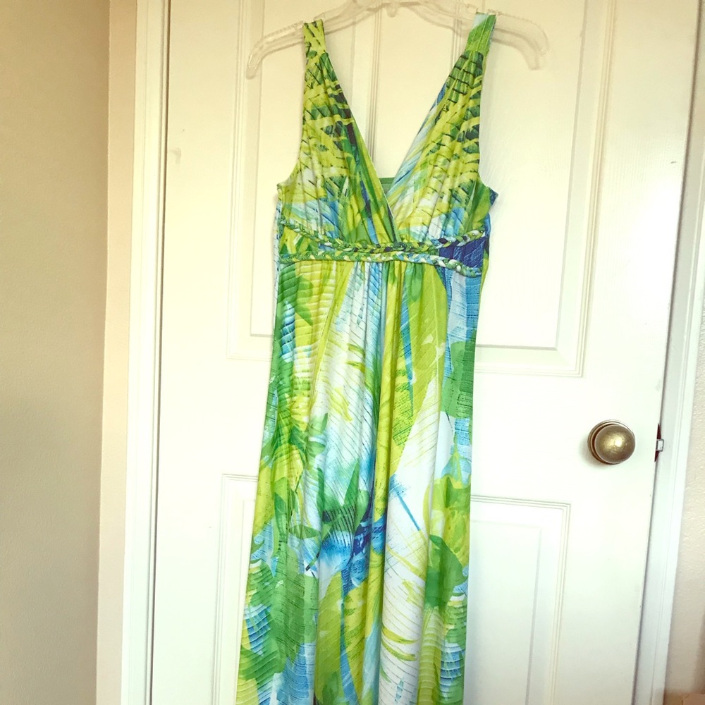 Petite floral summer maxi dress